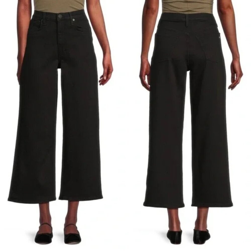 NWT New $248 Rag & Bone Annie Wide Leg Black Jeans Size 23